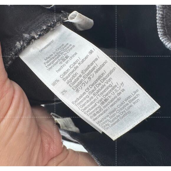 Madewell Black Classic Straight Jeans Minimalist Capsule Zip Fly Size 30 - Picture 5 of 8